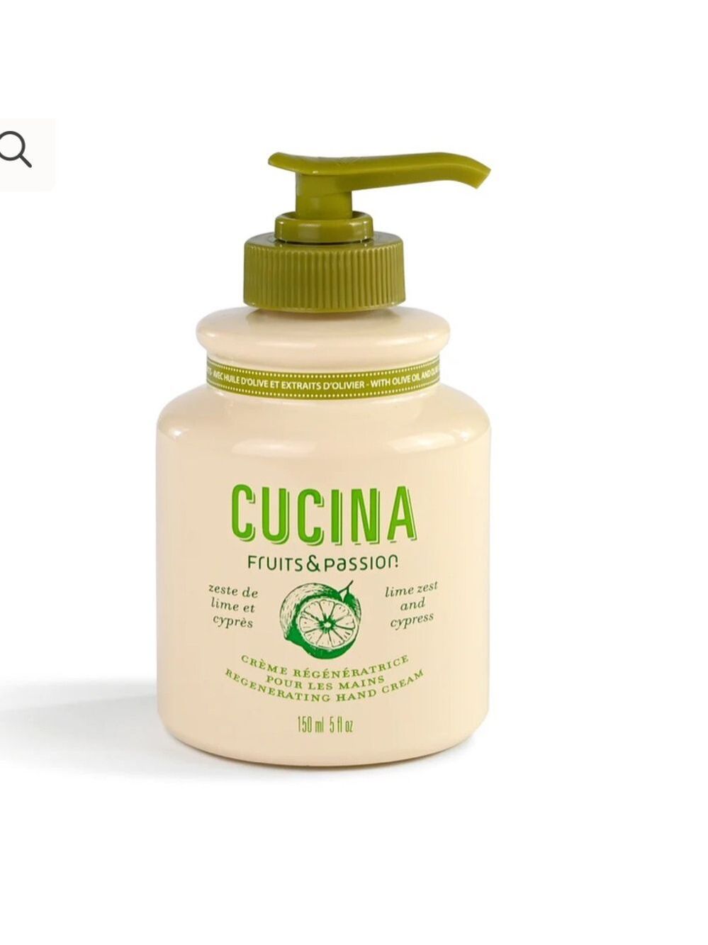 Avon Cucina Lime Zest and Cypress Hand Lotion NEW